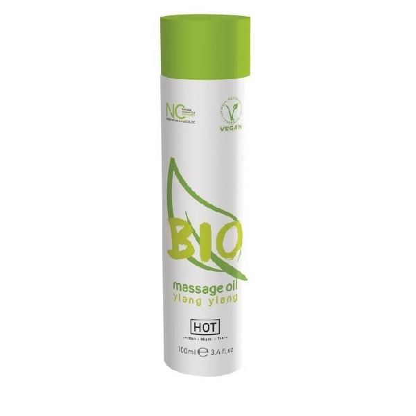 Массажное масло BIO Massage oil ylang ylang с ароматом иланг-иланга - 100 мл. от HOT