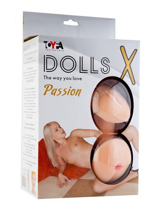 Надувная секс-кукла с реалистичными вставками от ToyFa