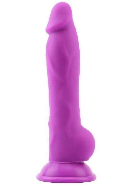 Фиолетовый фаллоимитатор Rick.G - 22,6 см. от Chisa
