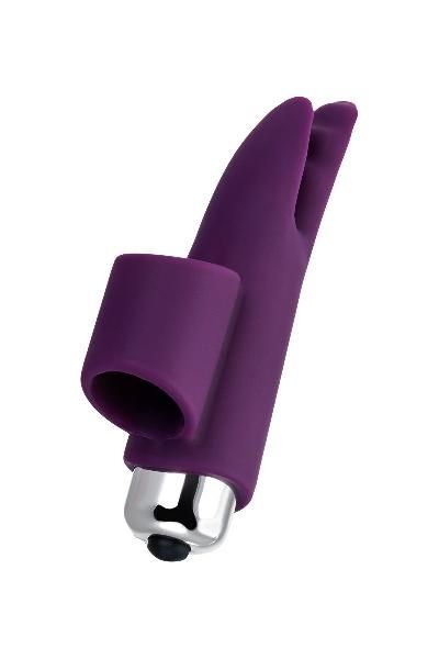 Фиолетовая вибронасадка на палец JOS Tessy - 9,5 см. от JOS