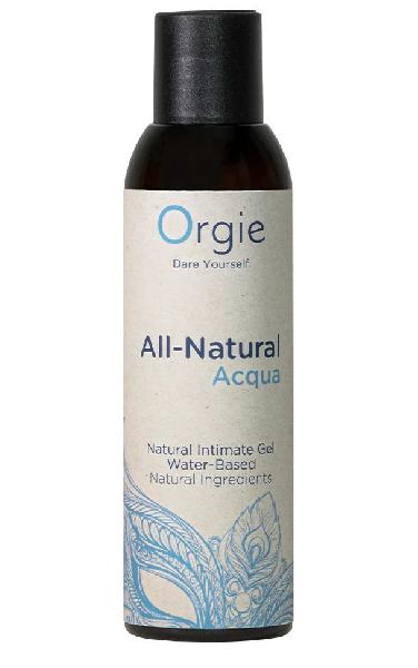 Интимный гель на водной основе Orgie All-Natural Acqua - 150 мл. от ORGIE