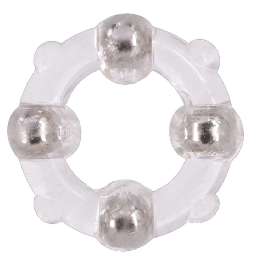 Эрекционное кольцо Stud Ring с бусинами от Seven Creations