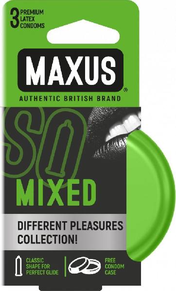 Презервативы в железном кейсе MAXUS Mixed - 3 шт. от Maxus