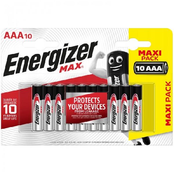 Батарейки Energizer MAX AAA/LR03 1.5V - 10 шт. от Energizer