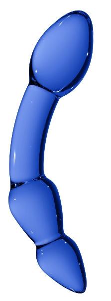 Синий стеклянный стимулятор Superior - 18 см. от Shots Media BV