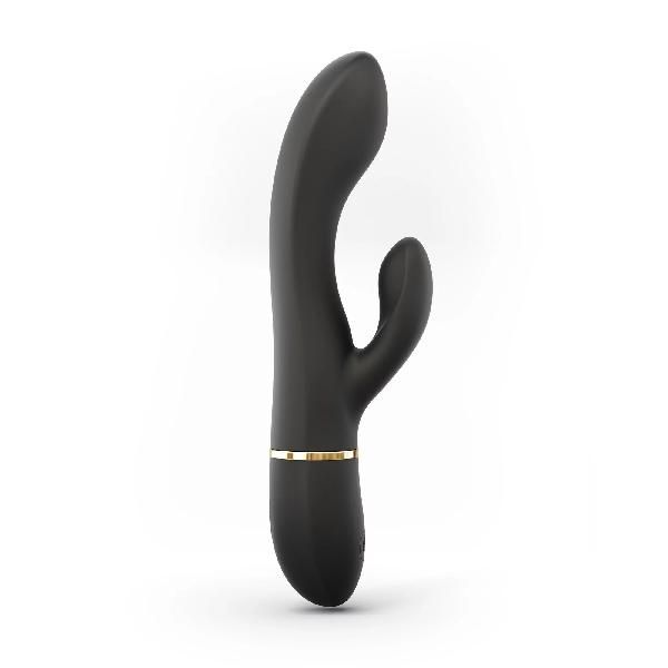 Черный вибратор-кролик Dorcel Glam Rabbit - 21 см. от Dorcel