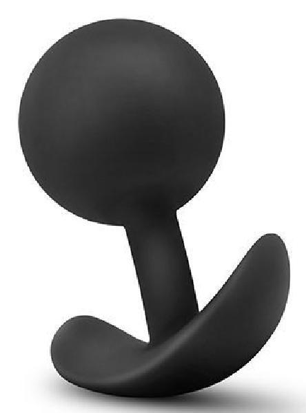 Черная анальная пробка Wearable Vibra Plug - 9,5 см. от Blush Novelties