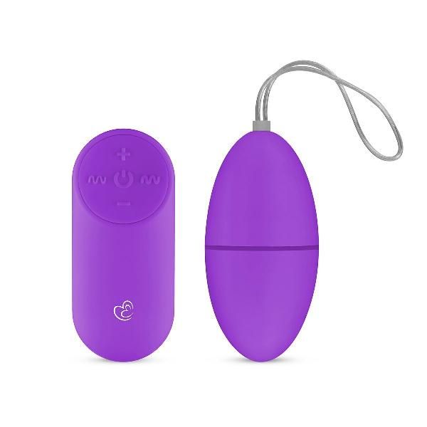 Фиолетовое виброяйцо Vibrating Egg с пультом ДУ от EDC
