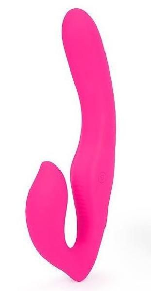 Ярко-розовый безремневой страпон NAMI от S-HANDE