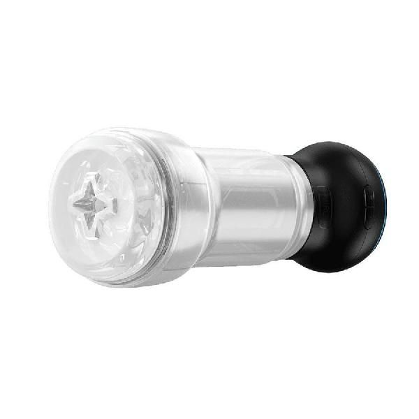 Набор PowerBlow   Feel Pocket Stroker Crystal: мастурбатор и интерактивная насадка от Kiiroo