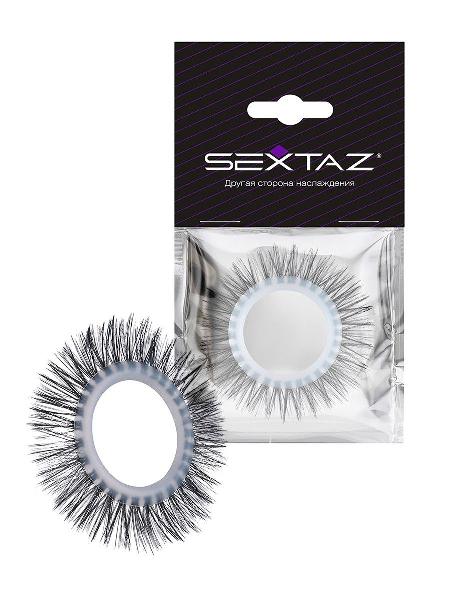 Круглое эрекционное кольцо с длинными «ресничками» от Sextaz