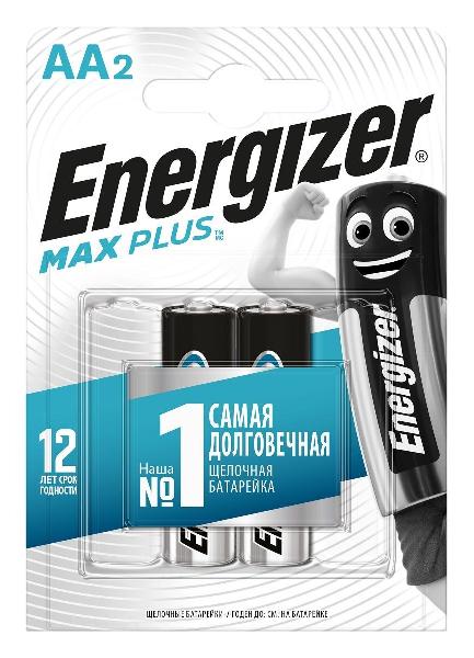 Батарейки Energizer MAX PLUS LR6/E91 AA 1.5V - 2 шт.  от Energizer
