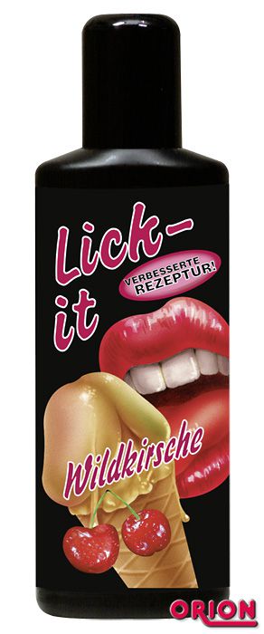 Съедобная смазка Lick It со вкусом вишни - 100 мл. от Lubry GmbH