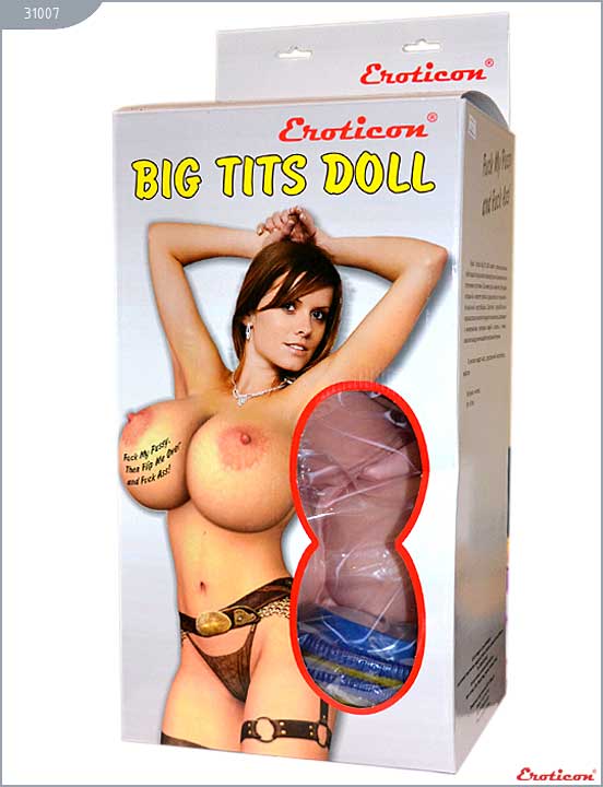 Надувная секс-кукла «Брюнетка» с реалистичной вставкой и вибрацией от Eroticon