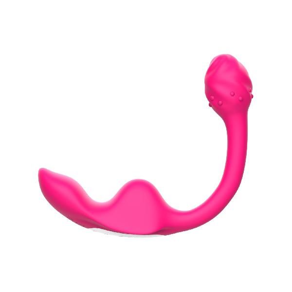 Розовый многофункциональный стимулятор для женщин от I-MOON