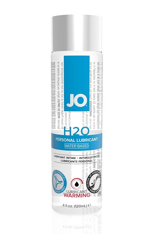 Возбуждающий лубрикант на водной основе JO Personal Lubricant H2O Warming - 120 мл. от System JO