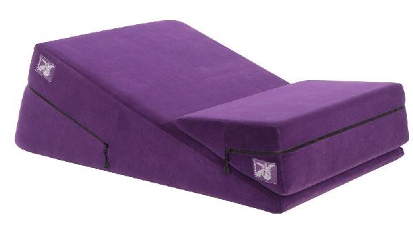 Фиолетовая подушка для секса из двух частей  Liberator Wedge/Ramp Combo от Liberator