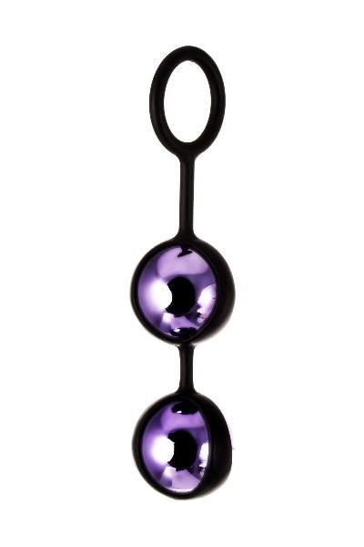 Фиолетово-черная вагинальные шарики TOYFA A-toys от A-toys