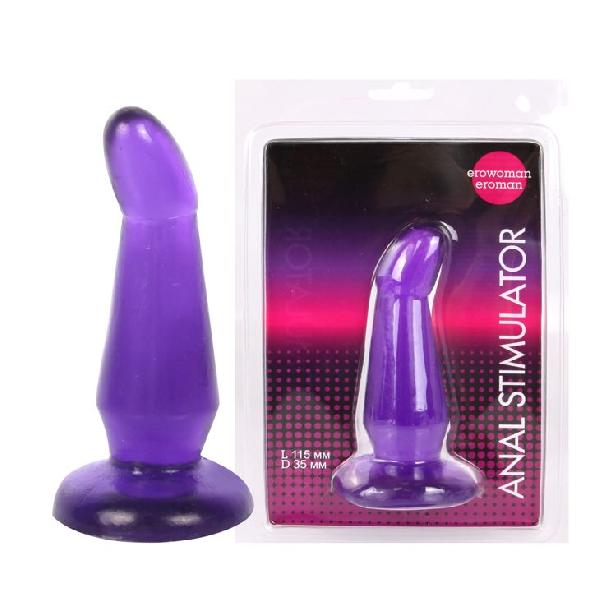 Фиолетовая анальная втулка - 13 см. от Bior toys