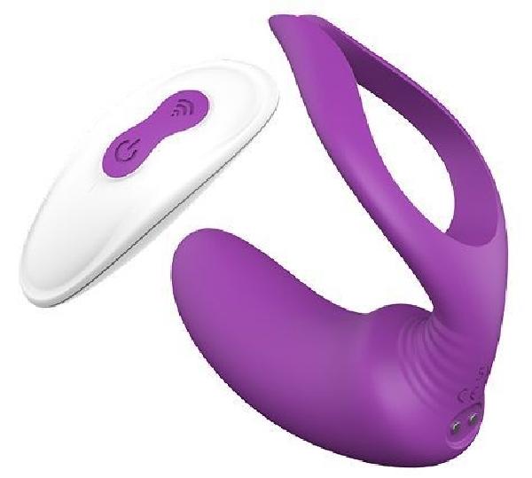 Фиолетовый анальный вибратор REMOTE PRIVATE PLEASER от Dream Toys