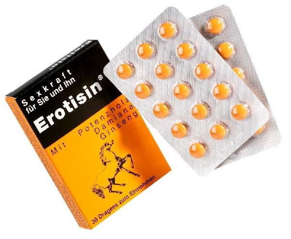 Средство для повышения сексуальной энергии Erotisin - 30 драже (430 мг.) от Milan Arzneimittel GmbH