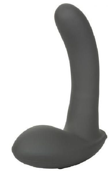 Серый стимулятор простаты Remote Control Inflatable Probe с вибрацией и функцией расширения - 11,5 см. от California Exotic Novelties