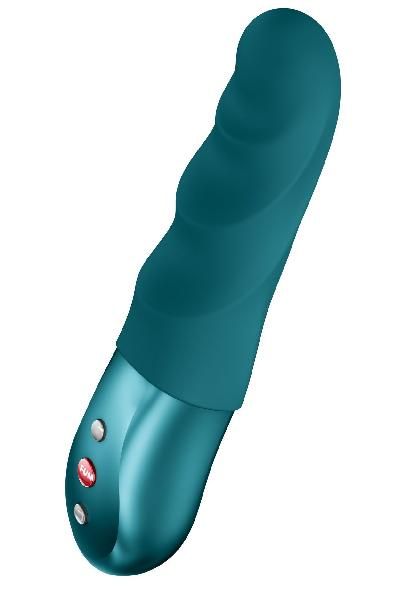 Зеленый вибратор-пульсатор Stronic Petite - 17 см. от Fun Factory