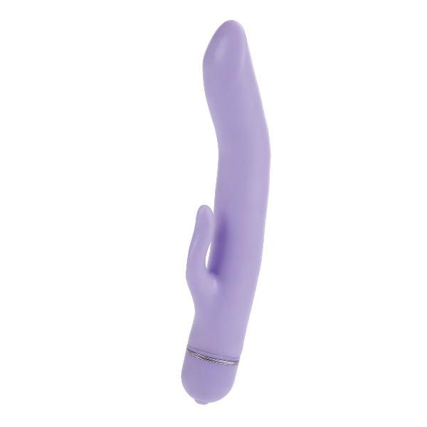 Фиолетовый вибратор Flexi Slider - 21 см. от California Exotic Novelties