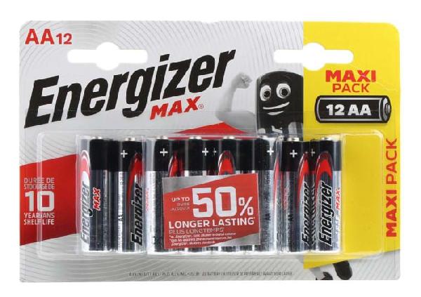 Батарейки Energizer MAX AA/LR6 1.5V - 12 шт. от Energizer