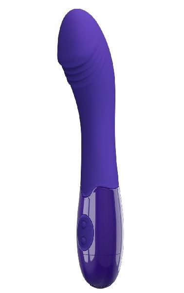 Фиолетовый вибростимулятор Elemetal-Youth - 19,3 см. от Baile