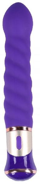 Фиолетовый спиралевидный вибратор - 21 см. от Сумерки богов