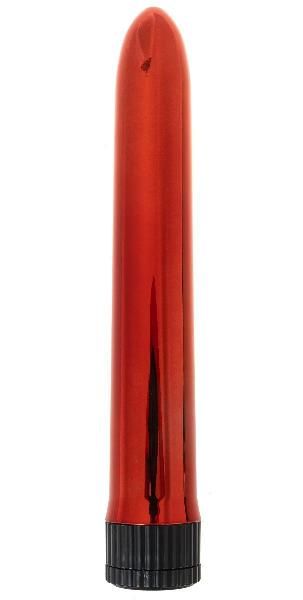 Красный классический вибратор - 18 см. от OYO
