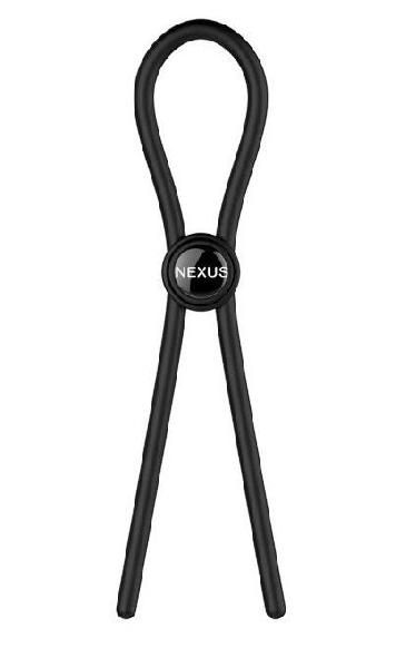 Черное эрекционное лассо Nexus Forge Single от Nexus Range