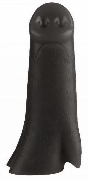 Черная анальная втулка в виде поросячьего пятачка - 23 см. от Сумерки богов