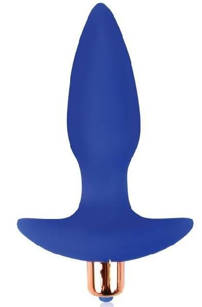 Синяя коническая анальная пробка Sweet Toys - 10,5 см. от Bior toys