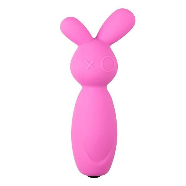 Розовый мини-вибратор Mini Bunny Vibe - 8 см. от EDC