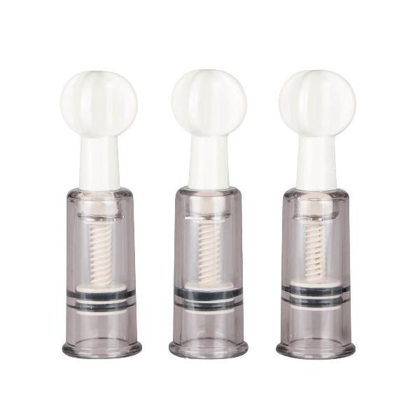 Набор из 3 вакуумных стимуляторов Nipple   Clit Suckers от EDC Wholesale