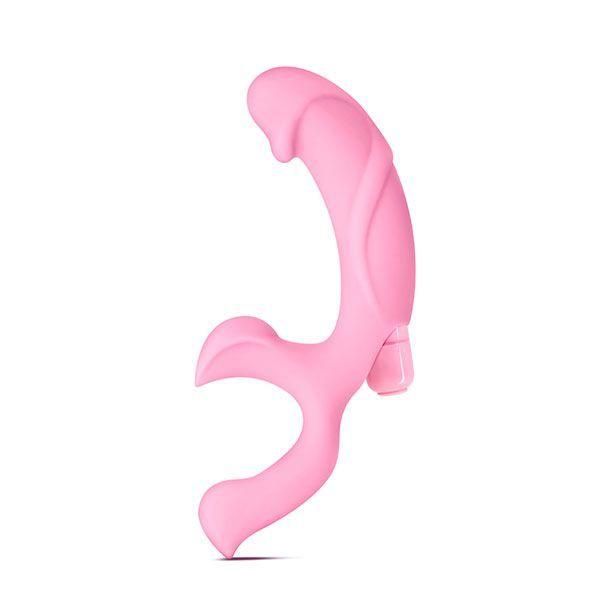 Розовый стимулятор G-точки Luxe Adonis - 16,7 см. от Blush Novelties