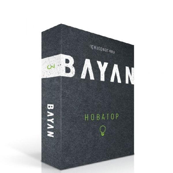 Презервативы с ребрами и точками BAYAN  Новатор  - 3 шт. от Bayan