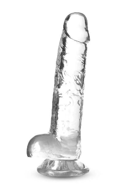 Прозрачный фаллоимитатор 7 Inch Crystalline Dildo - 17,7 см. от Blush Novelties