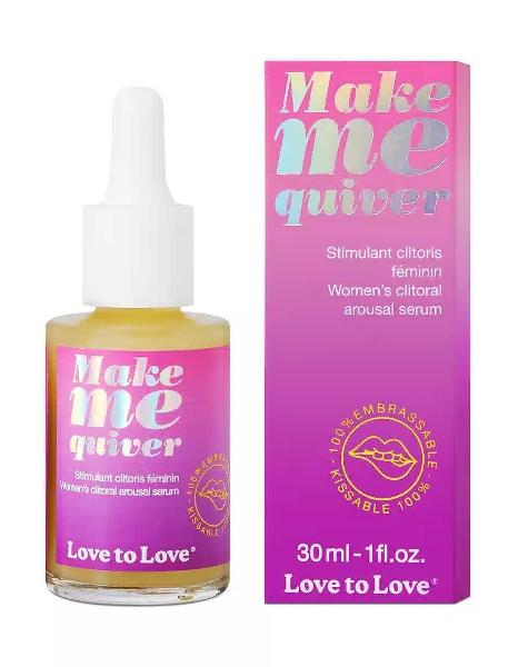 Возбуждающие капли для клитора Make Me Quiver - 30 мл. от Love to Love