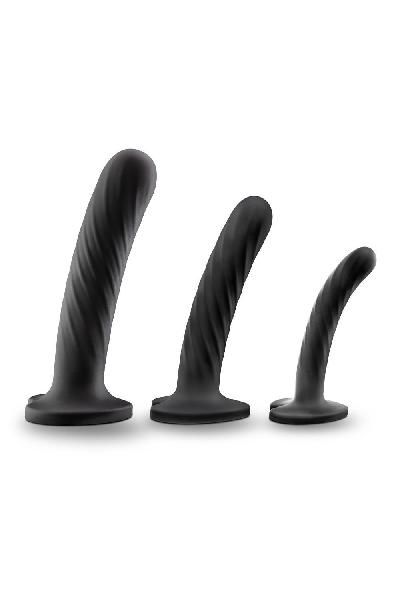 Набор из 3 стимуляторов со спиралевидным рельефом Twist Kit от Blush Novelties