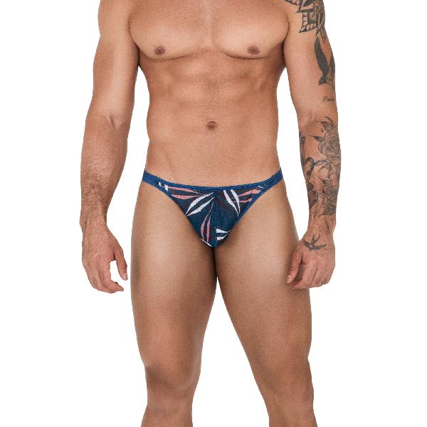 Темно-синие мужские трусы-тонги Continental Thong от Clever Masculine Underwear