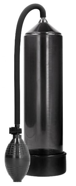 Черная ручная вакуумная помпа для мужчин Classic Penis Pump от Shots Media BV