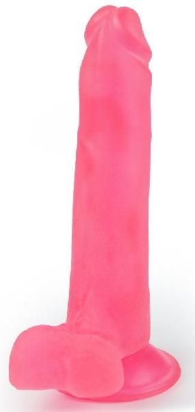 Розовый фаллоимитатор-реалистик на присоске - 16,5 см. от LOVETOY (А-Полимер)