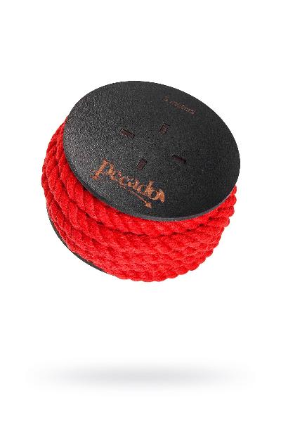 Красная веревка для шибари на катушке - 5 м. от Pecado