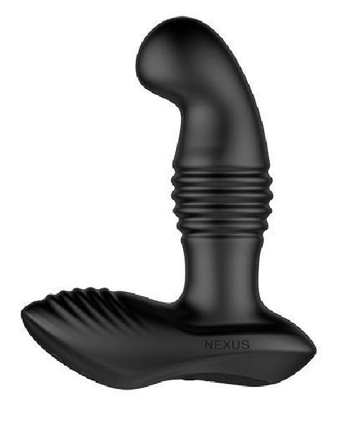 Черный массажер простаты Nexus Thrust с возвратно-поступательными движениями - 13,8 см. от Nexus Range