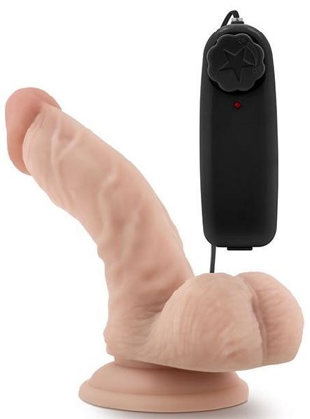 Телесный вибратор Dr. Ken - 16,5 см. от Blush Novelties