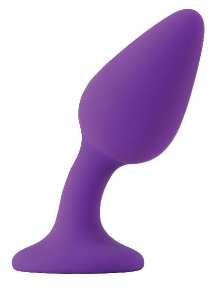 Фиолетовая гибкая анальная пробка INYA Queen - 11,9 см. от NS Novelties