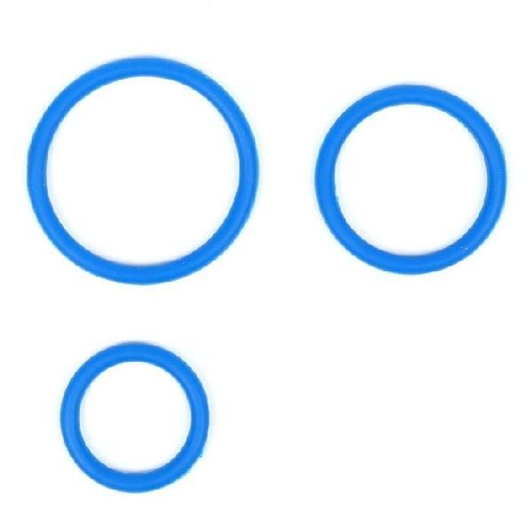 Набор из 3 синих эрекционных колец «Оки-Чпоки» от Сима-Ленд